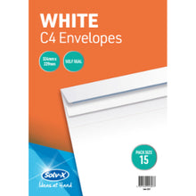 White C4 Envelopes Self Seal