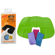 4 Assrtd Neon Colour Neck Cush