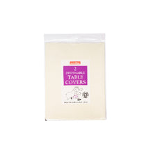 Ivory Paper Table Cover 2pk