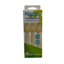 24pk Wooden Forks