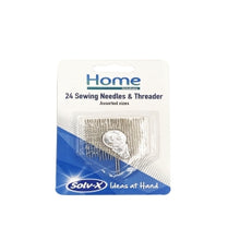 24 Sewing Needles & Threader