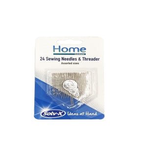 24 Sewing Needles & Threader