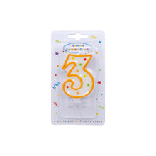 Dots Numeral Candle No. 3