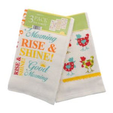 Country Club 3 Pk Tea Towel