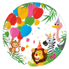 Jungle Party Plates 23cm 8pk