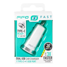 Dual Car Charger USB A & C