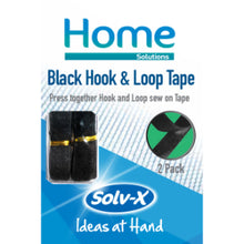 Hook & Loop Velcro Black