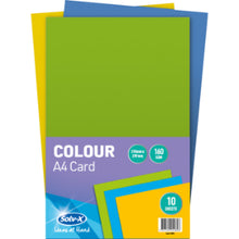 Coloured A4 Card 10 Sheets