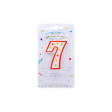 Dots Numeral Candle No. 7