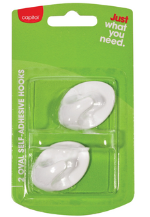 Capitol Adhes Hooks Oval