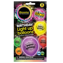 Illooms Birthday Balloons 5pk