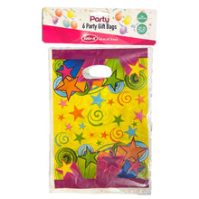 6 Plastic Party Bags