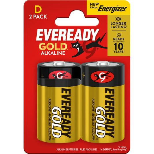 Eveready Gold Alkaine D 2 Pack