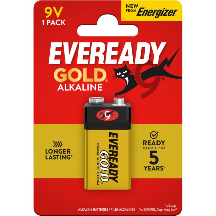 Eveready Gold Alkaine 9V1 Pack – Solv-X