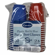 Red & Blue Party Shot Cups
