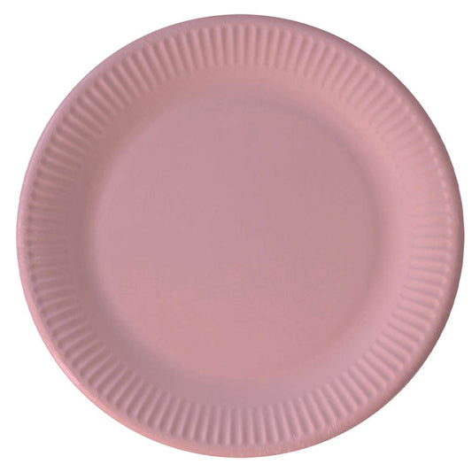Pink Paper Plates 23cm