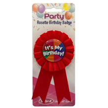 Rosette Birthday Badge