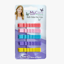 Kids Coloured Hair Grips 20pk