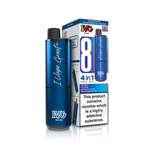 IVG vape device and packaging on a white background