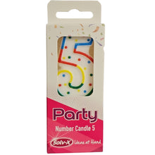 Number Candles 5