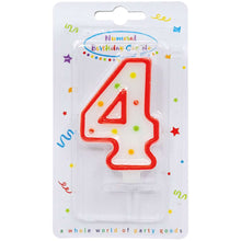 Dots Numeral Candle No. 4