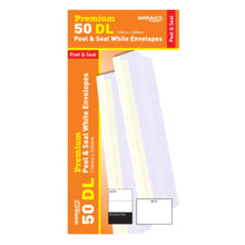DL White Envelopes 50's