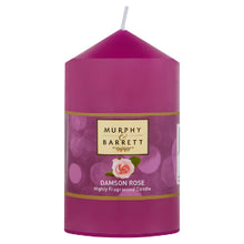 Pillar Cand Damson Rose 75x100