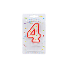 Dots Numeral Candle No. 4