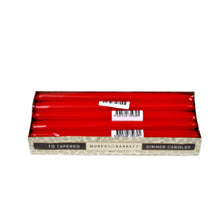 Dinner Candles Red 10pcs Pack