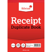 Receipt Duplicate Book